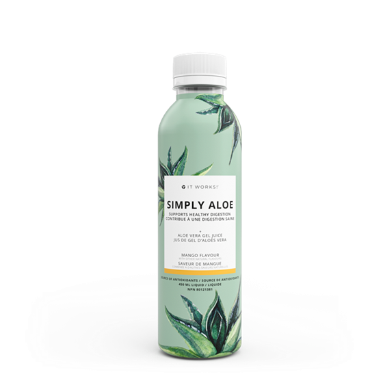 Conditionnement Simply Aloe It Works, saveur mangue